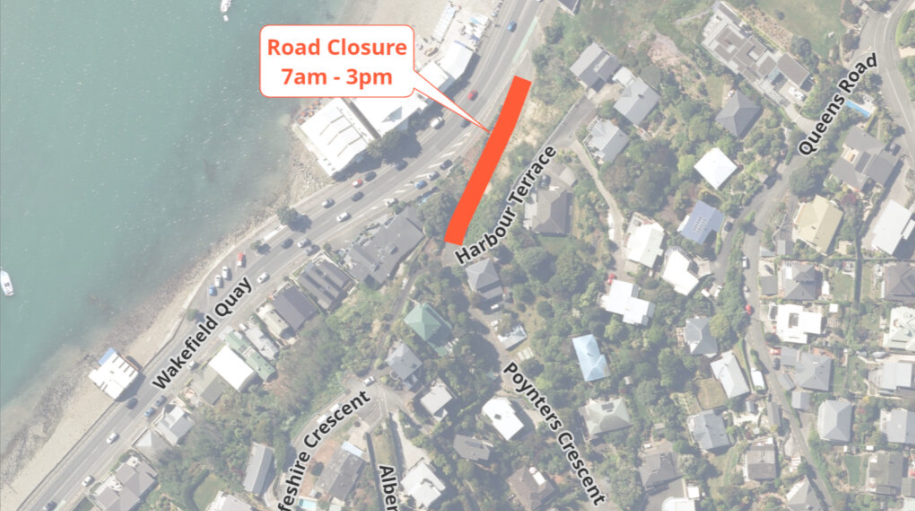 Map Road Closure Poynters Crescent Wilsons TM 10 Sep 2024