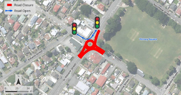 St Vincent Toitoi Street Map